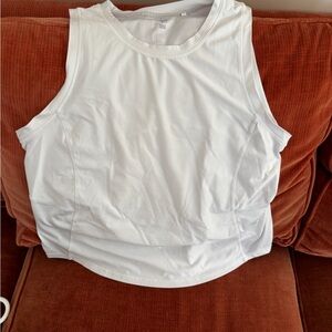 DSG White Athletic Tank Top for Women